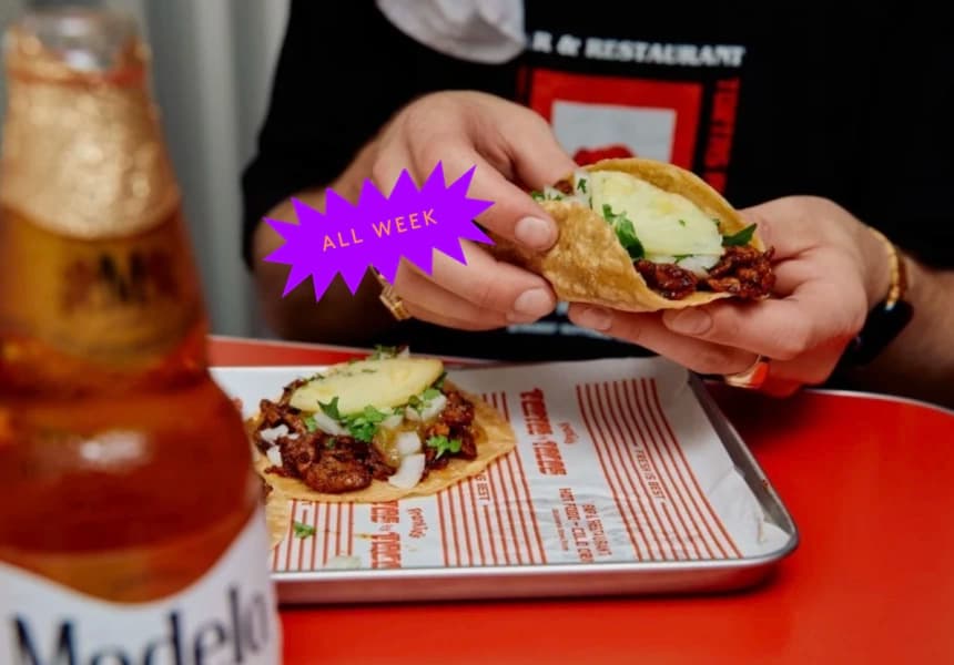 Dine Out: Volcanos Taco Special at Frankie’s Tortas and Tacos